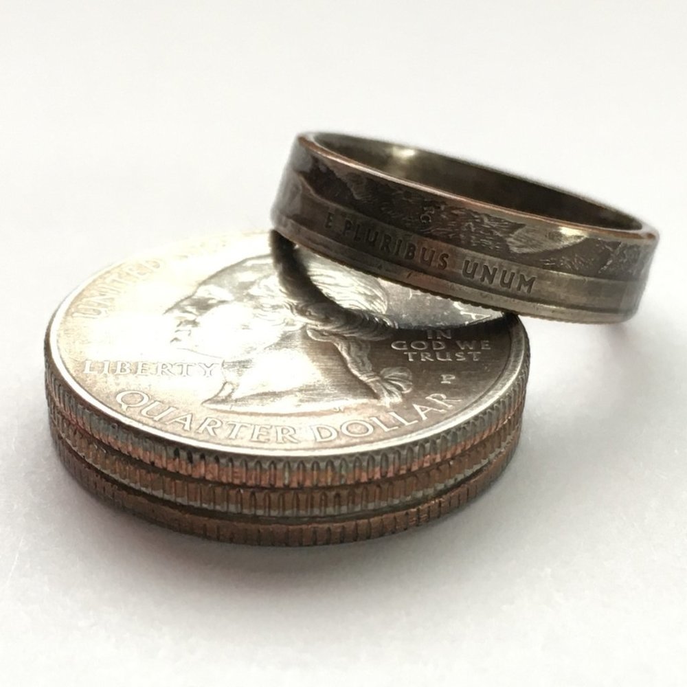 2017 Iowa State National Parks Quarter Coin Ring - Picture 4 of 8